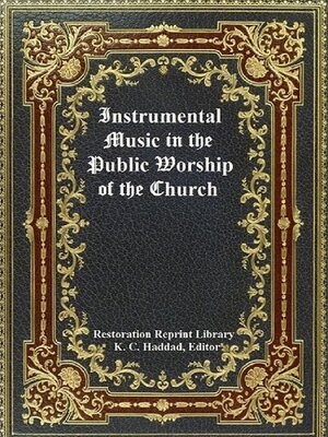 cover image of Instrumental Music in the Public Worship of the Church